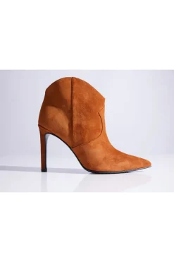 Leiko Suede Heel Bootie