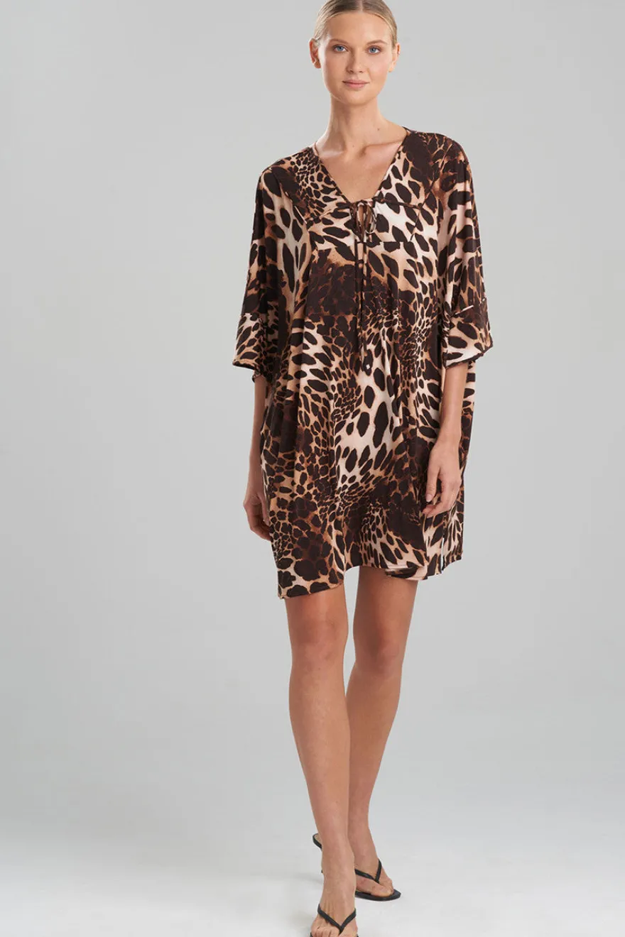Leopard Jersey Cover-Up