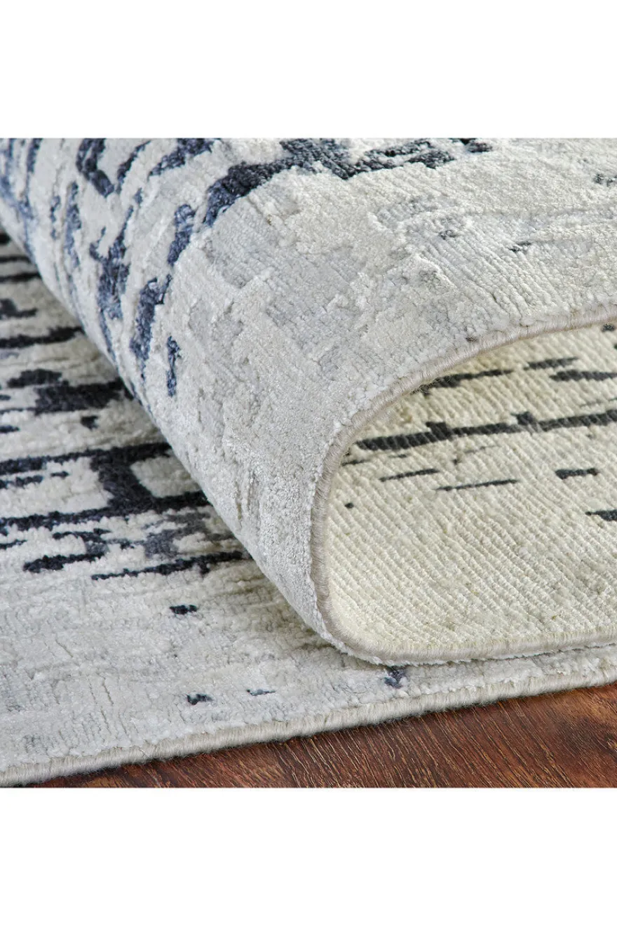Lhasa- Abstract Blues Rug