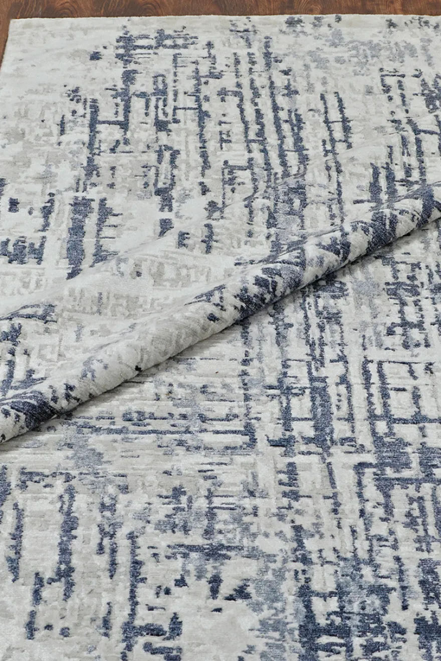 Lhasa- Abstract Blues Rug