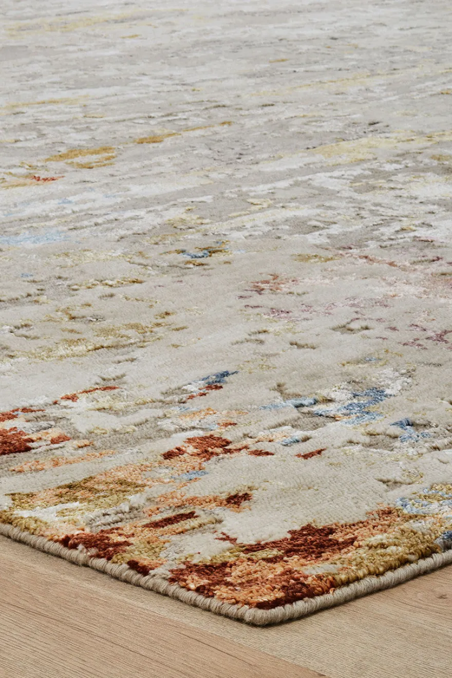 Lhasa- Sand Tones/Amber Rug