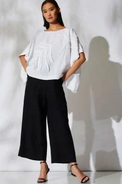 Light Weight Linen Embroidered Caftan Top