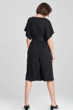 Light Weight Ponte Belted Jumpsuit