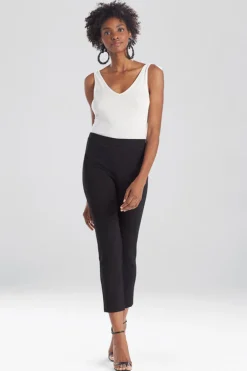 Light Weight Ponte Slim Pants