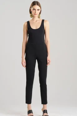 Light Weight Ponte Straight Leg Pants
