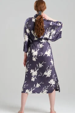 Lily Printed Satin Icon Robe