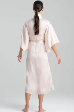 Lily Printed Satin Icon Robe