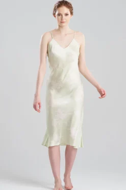 Lily Printed Satin Icon Slip Dress