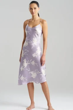 Lily Printed Satin Icon Slip Dress