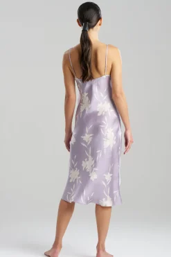 Lily Printed Satin Icon Slip Dress