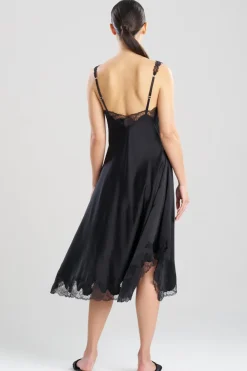 Lolita Asymmetrical Silk Slip Dress