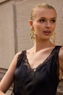 Lolita Asymmetrical Silk Slip Dress