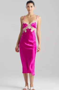 Lolita Lace Low Back Silk Slip Dress