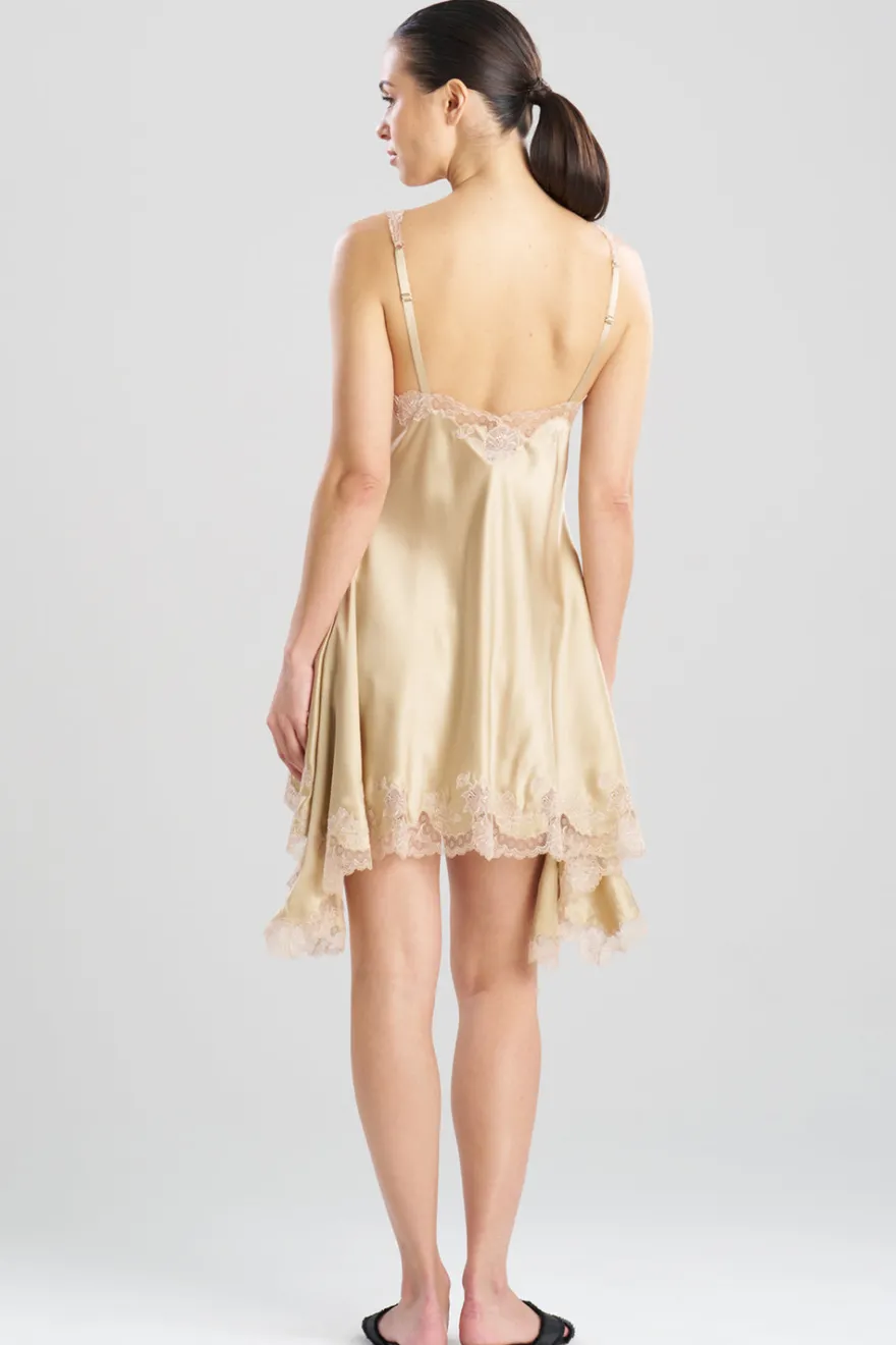 Lolita Lace V-Neck Silk Chemise