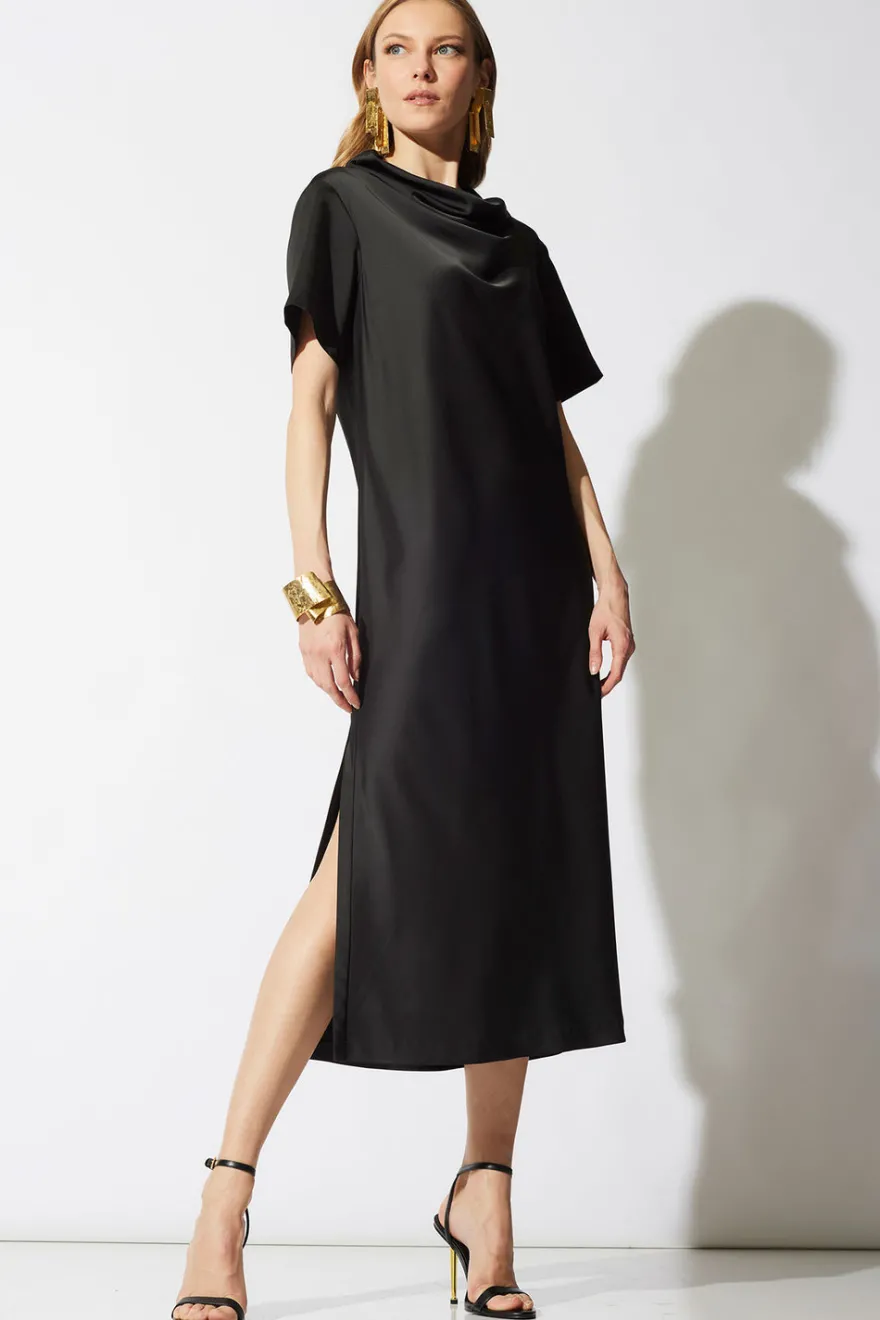 Luxe Charmeuse Column Dress