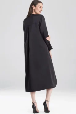 Luxe Charmeuse Oversized Shirtdress