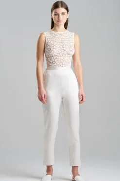 Luxe Charmeuse Pull On Tapered Pants