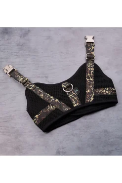 Luxe Leopard Dog Harness