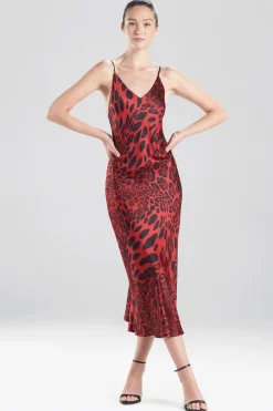 Luxe Leopard Slip Dress