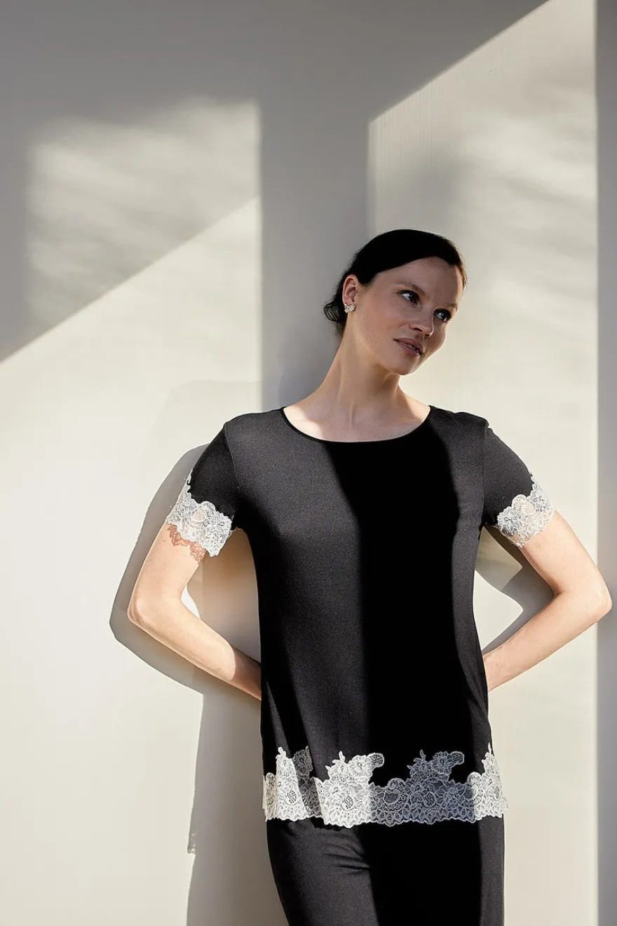 Luxe Shangri-La TENCEL™ Short Sleeve PJ Basics