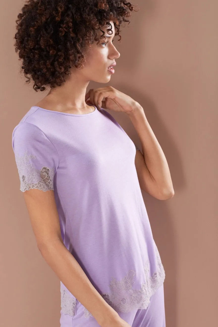 Luxe Shangri-La TENCEL™ Short Sleeve PJ Basics