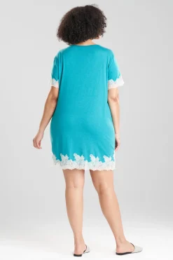 Luxe Shangri-La TENCEL™ Short Sleeve Sleepshirt