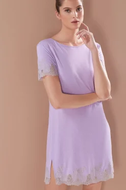 Luxe Shangri-La TENCEL™ Short Sleeve Sleepshirt