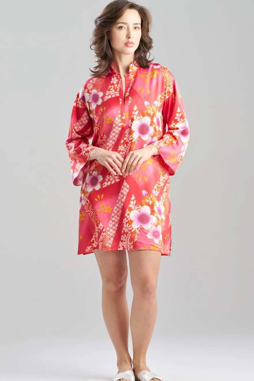 Magnolia Printed Satin Sleepshirt