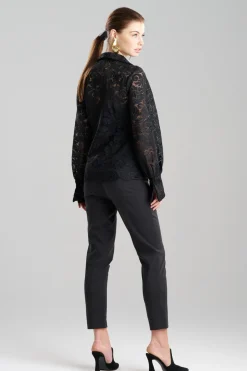 Mantilla Lace Button Down Shirt