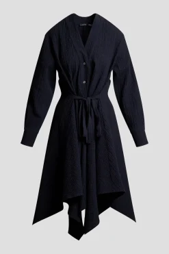 Matelassé Cotton Handkerchief Dress