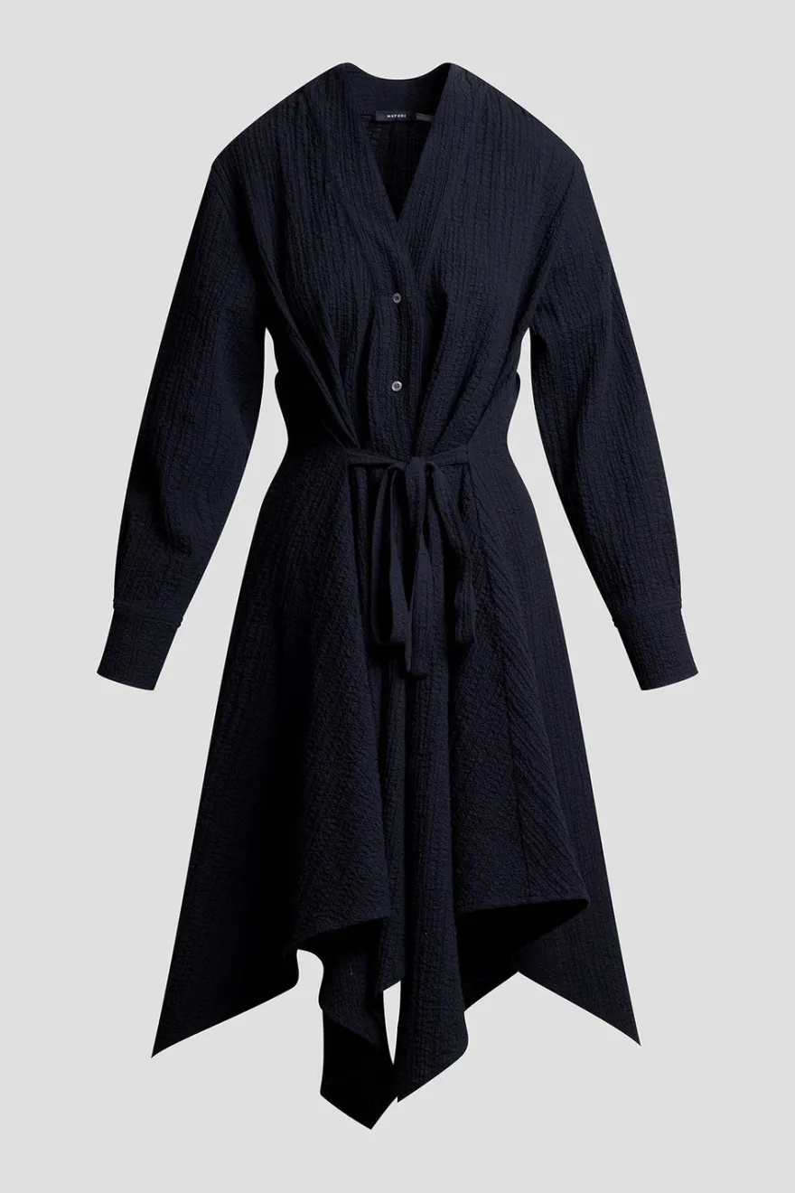 Matelassé Cotton Handkerchief Dress