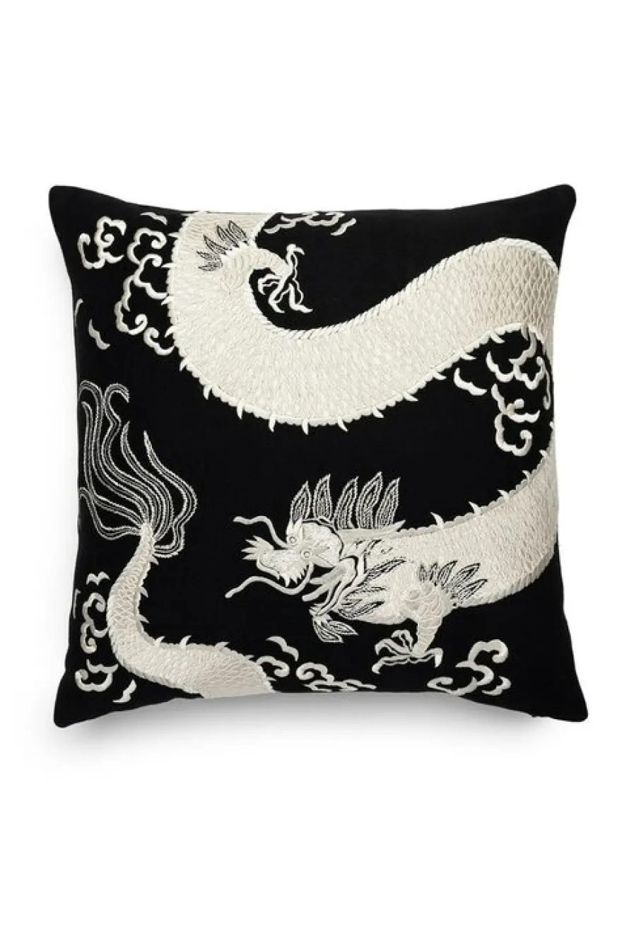 Mayon Dragon Embroidery Pillow
