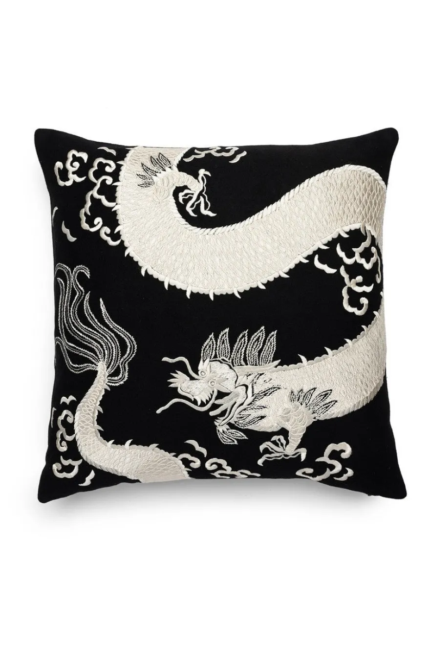 Mayon Dragon Embroidery Pillow