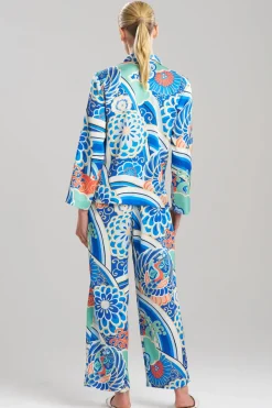 Medallion Notch Button Front PJ