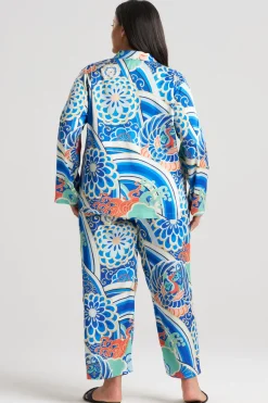 Medallion Notch Button Front PJ