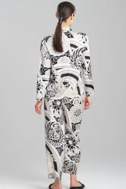 Medallion Notch Button Front PJ