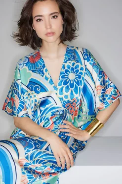 Medallion V-Neck Caftan