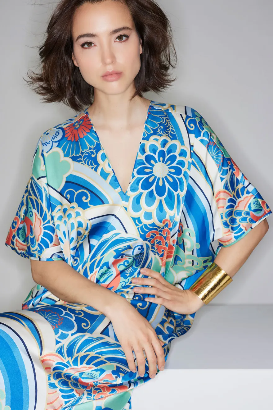 Medallion V-Neck Caftan