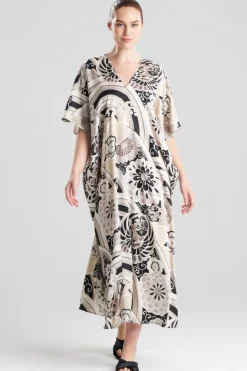Medallion V-Neck Caftan