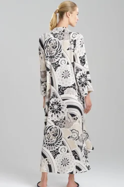 Medallion Zip Caftan