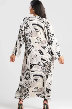 Medallion Zip Caftan