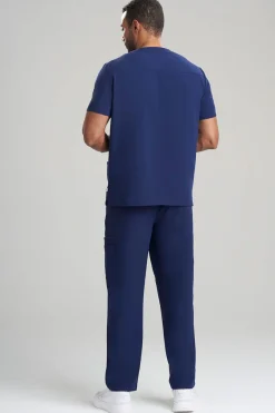 Men's 3-Pocket V-Neck Scrub Top