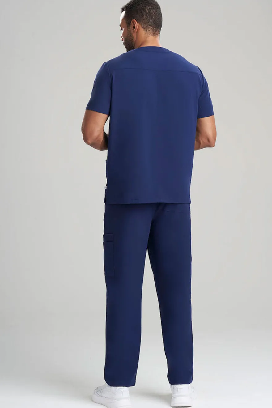 Men's 3-Pocket V-Neck Scrub Top