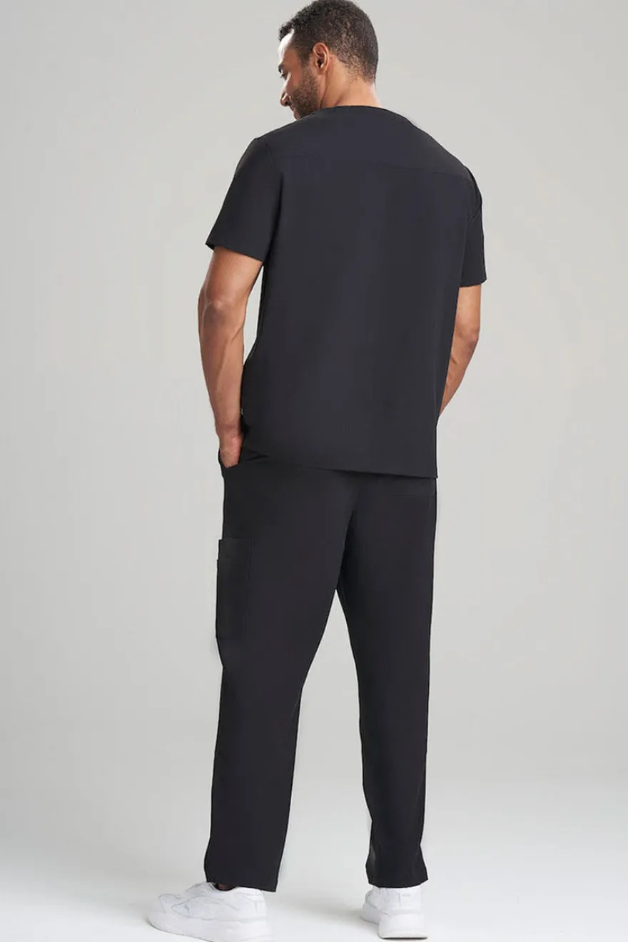 Men's 3-Pocket V-Neck Scrub Top
