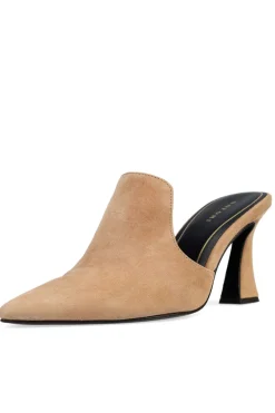 Minh Suede Heel Mule