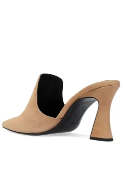 Minh Suede Heel Mule