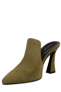 Minh Suede Heel Mule