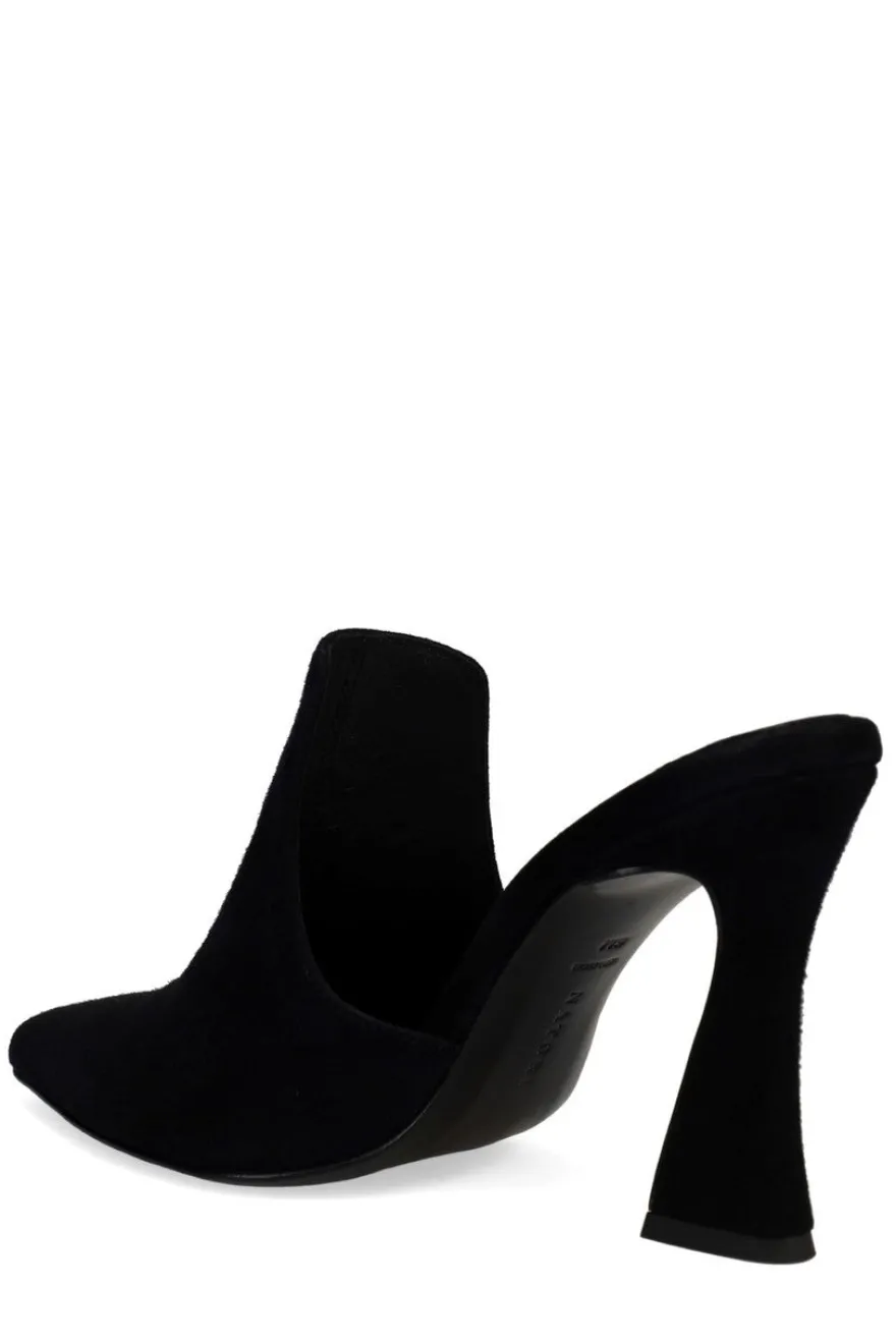 Minh Suede Heel Mule