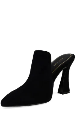 Minh Suede Heel Mule
