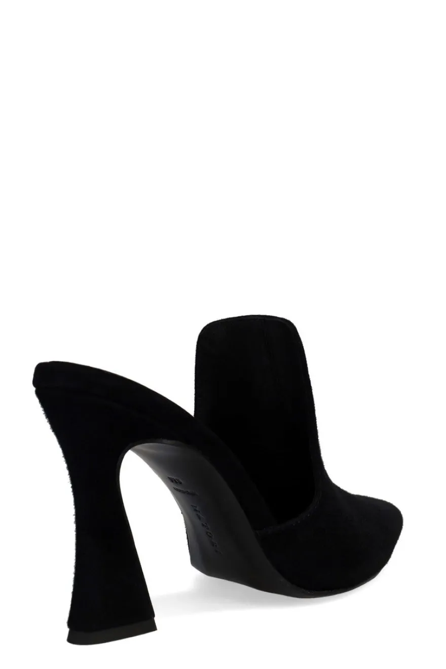 Minh Suede Heel Mule